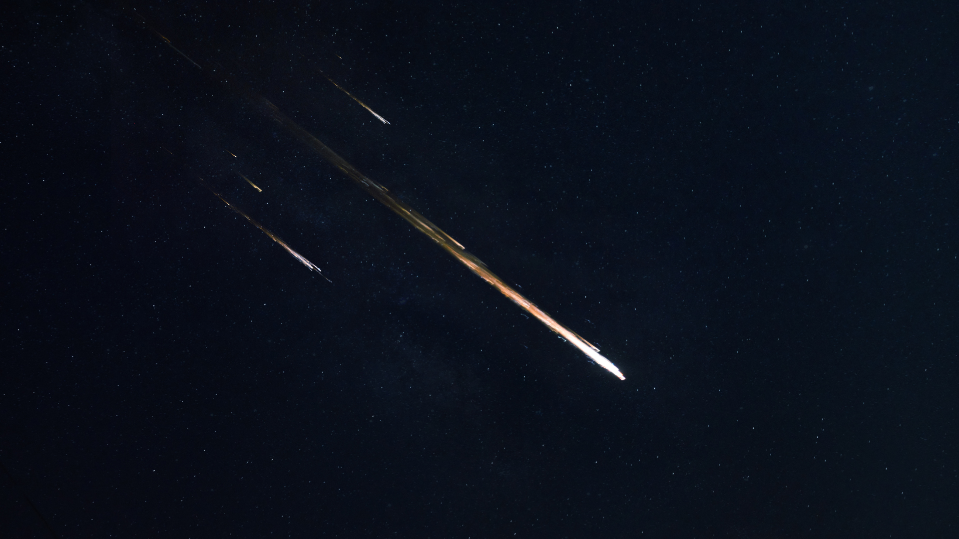 Image of meteors
